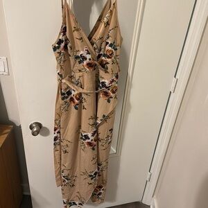 Floral summer wedding dress